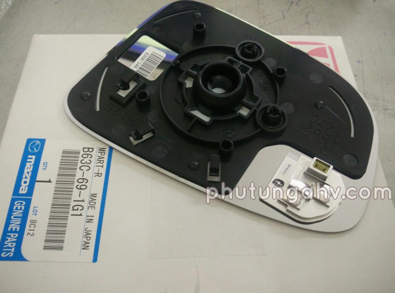 MẶT KÍNH CHIẾU HẬU, BÊN PHẢI MAZDA 6, 3 FL