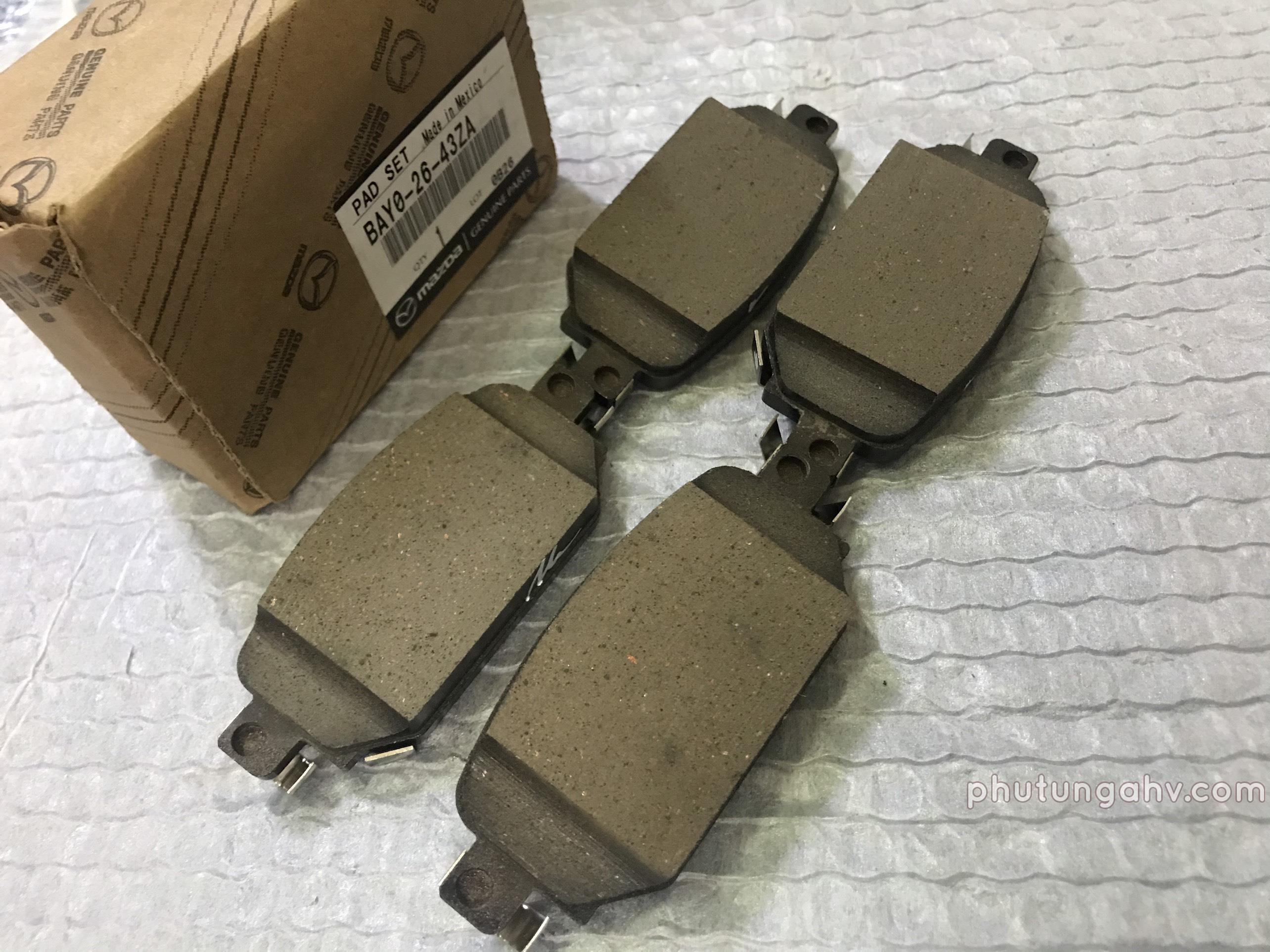 BAY02643ZA	BỐ THẮNG SAU PAD SET,RR CALIPER